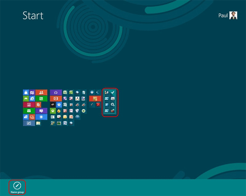 Windows 8 Start Screen